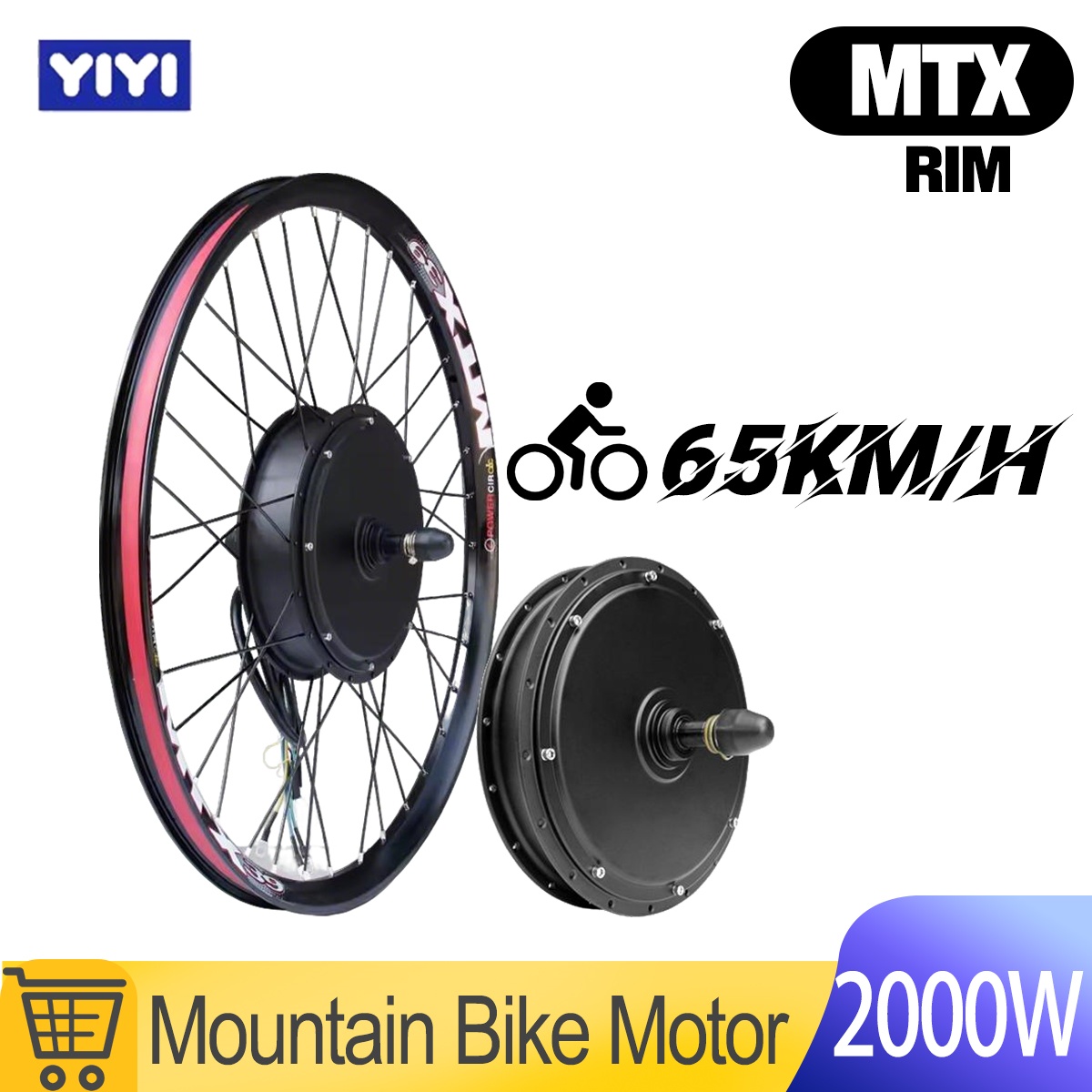 MTX 48V52V 2000W Ebike Motor W - 72V 5000W Hub Motor Kit ulasan dan harga